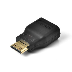 Pi+® (PiPlus®) Mini HDMI Male to HDMI Female Adapter Converter - 2units