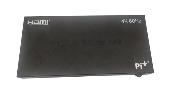 Pi+® (PiPlus®) 1x8 HDMI Splitter, 4K 60HZ 2.0 High Resolutions