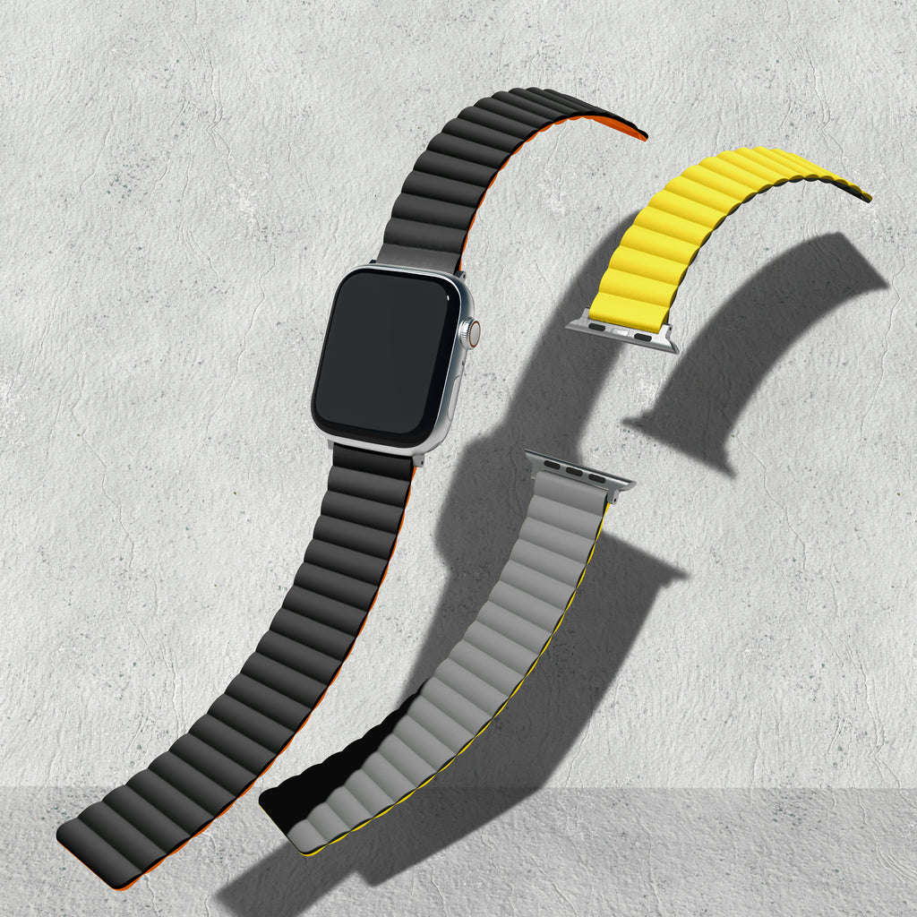 Magnetic Silicone Wristband for Apple Watch 44mm 41mm 49mm 42mm