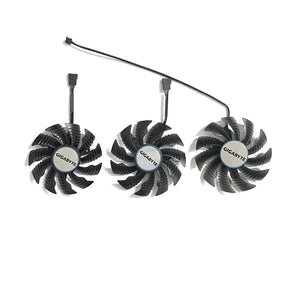 Pi+® (PiPlus®) Replacement GPU Fan For Gigabyte GeForce RTX 3070 Ti, 3080, 3080 Ti, 3090 GAMING/EAGLE