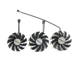 Pi+® (PiPlus®) Replacement GPU Fan For Gigabyte GeForce RTX 3070 Ti, 3080, 3080 Ti, 3090 GAMING/EAGLE