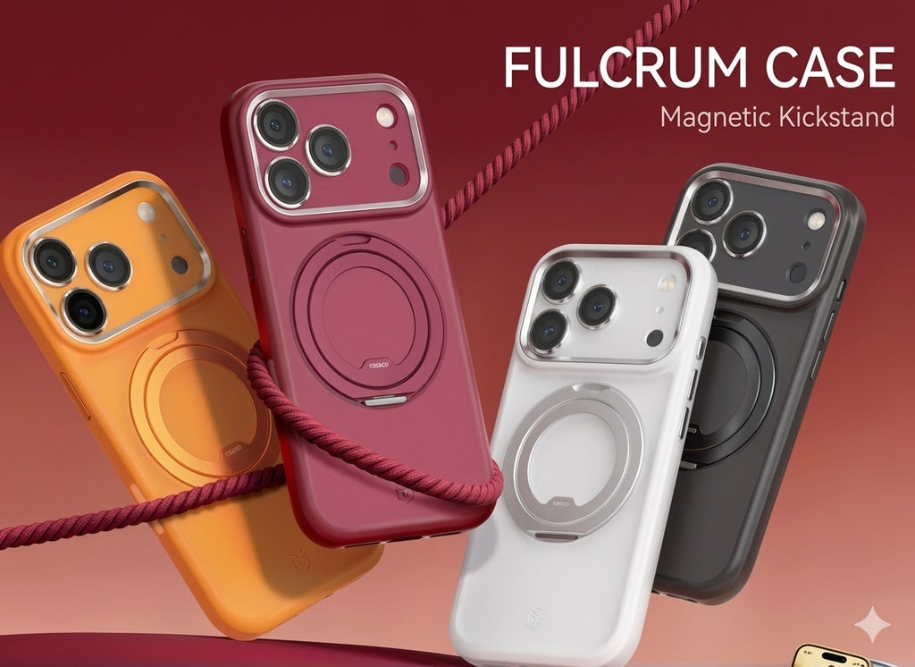 Translucent Matte Magnetic 360° Rotatable Stand Case Compatible with iPhone 18 Pro MAX
