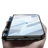 MagSafe Case for iPhone Duo with 360 Degree Kickstand / Finger grip / Magnetic Hinge