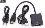 Pi+® (PiPlus®) 1080P HDMI to VGA Adapter Converter