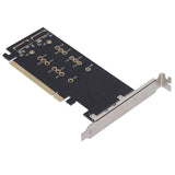 Pi+® (PiPlus®) PCI-E 3.0 X16 to 2-Port M.2 NVME SSD Adapter Card