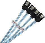 Pi+® (PiPlus®) High Speed 6Gbps 4pcs/Set Sata Cable SAS Cable for Server