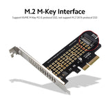 Pi+® (PiPlus®) M.2 NVME M-Key to PCI-E 3.0 X4 Adapter Expansion Card
