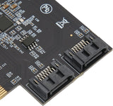 Pi+® (PiPlus®) PCI-E to 2 Port SATA Expansion Card - 6Gbps