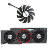 Pi+® (PiPlus®) Replacement GPU Fan For Gigabyte GeForce RTX 3070 Ti, 3080, 3080 Ti, 3090 GAMING/EAGLE