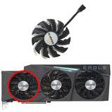 Pi+® (PiPlus®) Replacement GPU Fan For Gigabyte GeForce RTX 3070 Ti, 3080, 3080 Ti, 3090 GAMING/EAGLE
