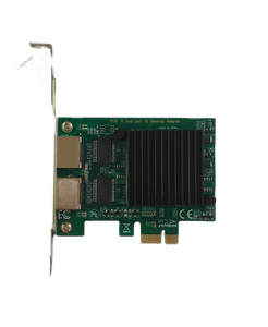 Pi+® (PiPlus®) 2 Port RJ45 to PCI Express X1 Network Card