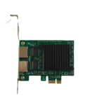 Pi+® (PiPlus®) 2 Port RJ45 to PCI Express X1 Network Card