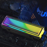Pi+® (PiPlus®) ARGB M.2 SSD Heatsink–Efficient Cooling & Stunning Aesthetics
