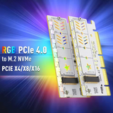 Pi+® (PiPlus®) M.2 NVME SSD to PCIe 4.0 Adapter Card