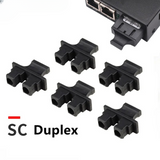 SFP X2 Dust Caps Suitable Duplex SC Fiber Optic Module Dual Silicone