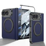 Phantom Leather Case for iPhone Duo with 360° Swivel Kickstand
