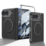 Phantom Leather Case for iPhone Duo with 360° Swivel Kickstand