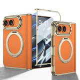 Phantom Leather Case for iPhone Duo with 360° Swivel Kickstand