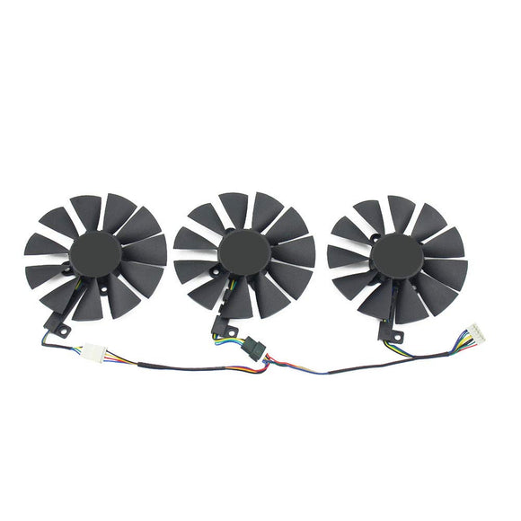 Pi+® (PiPlus®) ASUS Strix GTX 1060 OC 1070/1070Ti/1080/1080Ti/ RX 480/580 replacement fan