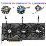 Pi+® (PiPlus®) ASUS Strix GTX 1060 OC 1070/1070Ti/1080/1080Ti/ RX 480/580 replacement fan