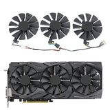 Pi+® (PiPlus®) ASUS Strix GTX 1060 OC 1070/1070Ti/1080/1080Ti/ RX 480/580 replacement fan