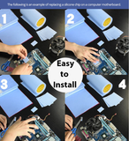 Pi+® (PiPlus®) Thermal Silicone Pad 100 x 100mm - 8w/mk