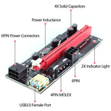 Pi+® (PiPlus®) 009s - 4 Capacitor PCIe Riser Adapter