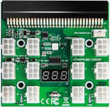 Pi+® (PiPlus®) 12V GPU/PSU Breakout Board+ 12pcs 18AWG / 16AWG PCI-E 6Pin to 6+2Pin Cables