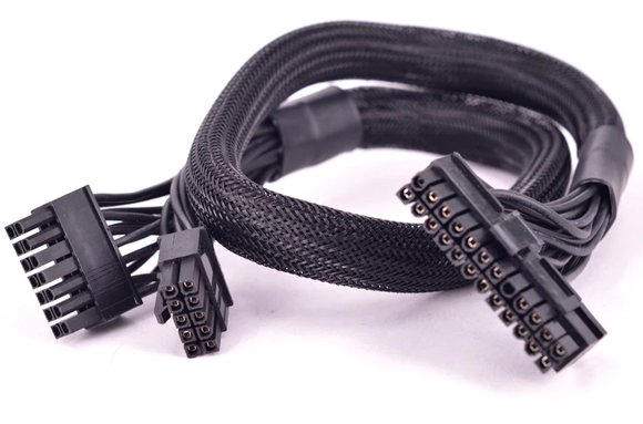 Pi+®(PiPlus®)14pin+10Pin to 24 Pin ATX Power Supply Cable for Corsair RM1000 850 750 650 550 450