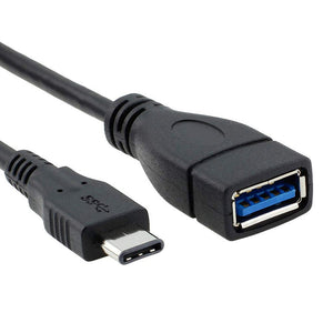 Pi+® (PiPlus®) Type C 3.1 Male to USB Type A Male 3.0 OTG Cable Adapter