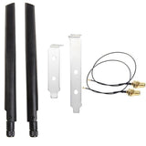 Pi+®(PiPlus®) Wifi Antenna Dual Band 2.4ghz 5.8ghz Rp-sma Router For Pci-e wifi card-8dBi