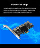 Pi+® (PiPlus®) PCIE 1 to 7 USB 3.0 Slot PCI-E PCI Express Riser Card 1x to 16x Multiplier Hub Adapter