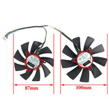 Pi+® (PiPlus®) GPU Replacement Fan For Zotac Gaming RTX 2060 Graphics Card ZT-T20600K-10M / RTX2070 OC Mini