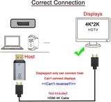 Pi+® (PiPlus®) Display Port Source to HDMI Sink Displays 4K@60hz Ultra HD Converter Adapter