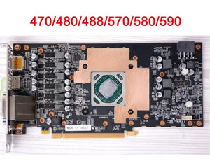 Pi+® (PiPlus®) GPU VRAM Heatsink Copper Graphics Card Memory RTX 3060 3070 3080 3090 5600 5700