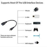 Pi+® (PiPlus®) Type C 3.1 Male to USB Type A Male 3.0 OTG Cable Adapter