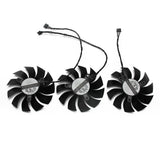 Pi+® (PiPlus®) GPU replacement fan for EVGA GTX1080TI FTW3 GTX 1080 Ti Black ELITE