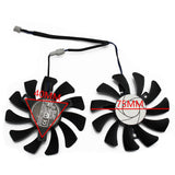 Pi+® (PiPlus®) GPU Replacement Fan For MSI Geforce GTX1050Ti GTX 1050 Ti 4GT-OC