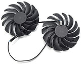 Pi+® (PiPlus®) GPU Replacement Fan For MSI RX470 480 570 580 GTX1080Ti 1080 1070 1060 gaming