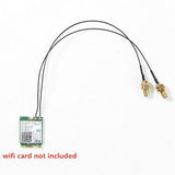 Pi+®(PiPlus®) Wifi Antenna Dual Band 2.4ghz 5.8ghz Rp-sma Router For Pci-e wifi card-8dBi