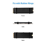 Pi+®(PiPlus®) Heatsink for M.2/M2 SSD NVME/SATA with Silicone Thermal Cooling Gel Pad - 2 units