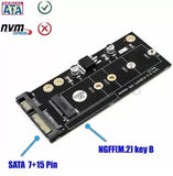 Pi+® (PiPlus®) SATA 3.0 22-pin to M.2 SSD M2 expansion board for B key/(B+M) key SATA