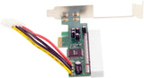 Pi+® (PiPlus®) PCI-E X1 X4 X8 X16 to PCI Bus Riser Card Adapter Converter