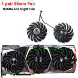 Pi+® (PiPlus®) GPU Replacement Fan For MSI Geforce RTX 2080 2080Ti 2070 Game