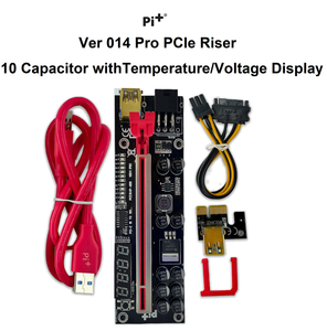 Pi+®(PiPlus®) VER014 Pro -10 Capacitor PCI-E Riser