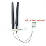 Pi+®(PiPlus®) Wifi Antenna Dual Band 2.4ghz 5.8ghz Rp-sma Router For Pci-e wifi card-8dBi