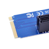 Pi+® (PiPlus®) NGFF M2 to PCI-e 4X 1X Slot Riser Card-PCIE 3.0