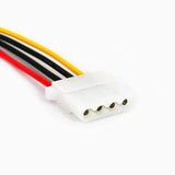 Pi+® (PiPlus®) SATA 15pin Male Power Connecter to Molex IDE 4pin Female Adapter Cable-5unit