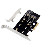 Pi+®(PiPlus®) Dual M.2 PCIE Adapter for 1slot SATA (b Key) & 1slot PCIE NVMe SSD (m Key)