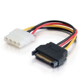 Pi+® (PiPlus®) SATA 15pin Male Power Connecter to Molex IDE 4pin Female Adapter Cable-5unit